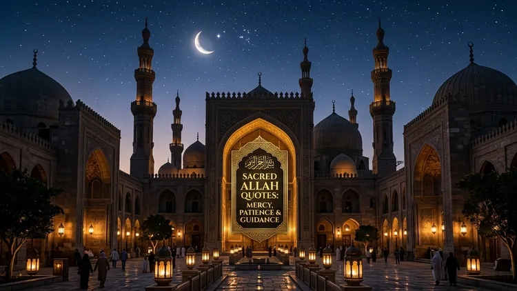 70 Sacred Allah Quotes: Divine Mercy, Inner Peace & Spiritual Strength