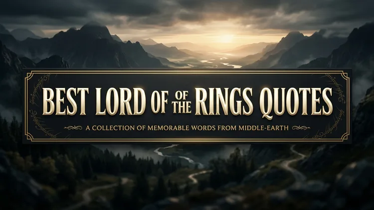 72 Best Lord of the Rings Quotes: Hope, Courage & Tolkien's Deep Wisdom