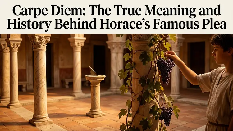 Carpe Diem: The True Meaning and History Behind Horace's Famous Plea