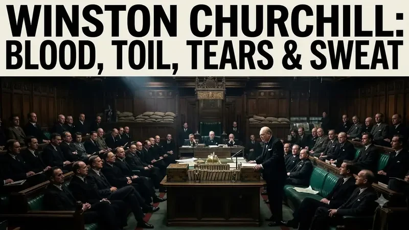 Winston Churchill's Blood, Toil, Tears & Sweat Speech