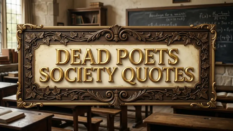 70 Iconic Dead Poets Society Quotes: Carpe Diem, Nonconformity & Passionate Verse