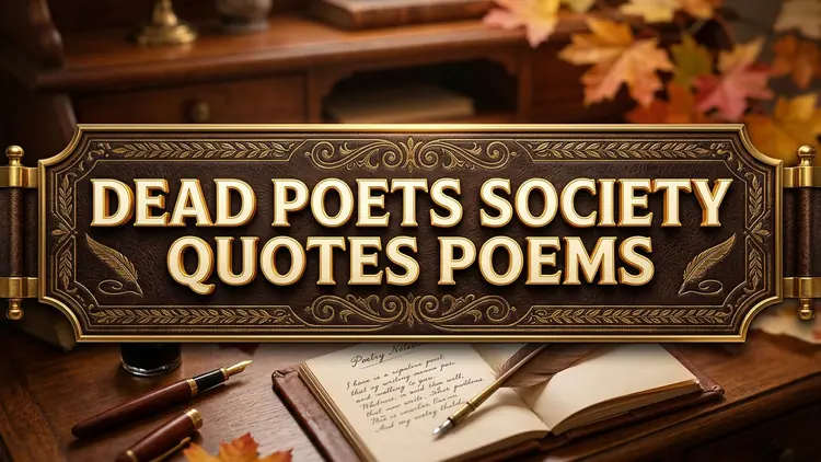 60 Dead Poets Society Quotes and Poems: Romantic Verse, Whitman & Unfettered Thought