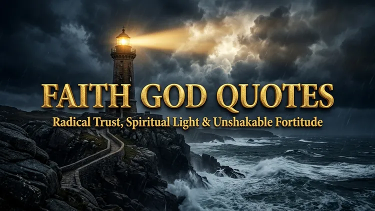 60 Steadfast Faith God Quotes on Radical Trust, Spiritual Light & Unshakable Fortitude
