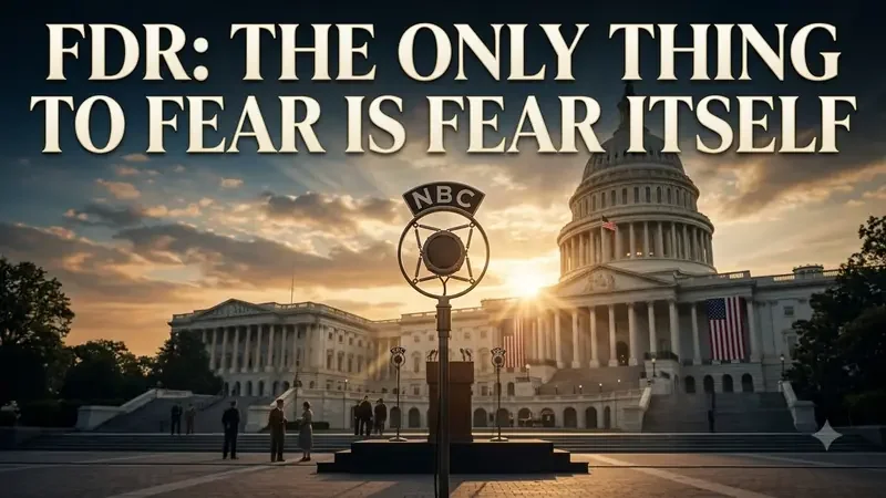 FDR's First Inaugural: 'The Only Thing to Fear Is Fear'