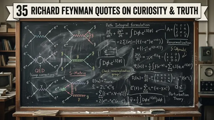 35 Richard Feynman Quotes on Physics, Nature & Wonder