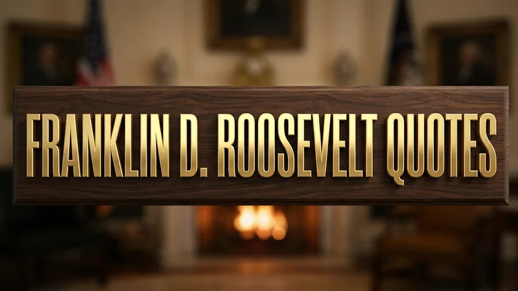 65 Resilient Franklin D. Roosevelt Quotes: Courage, Democracy & Overcoming Fear