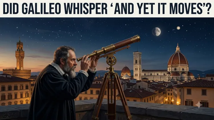 Did Galileo Say 'And Yet It Moves'? Historical Truth