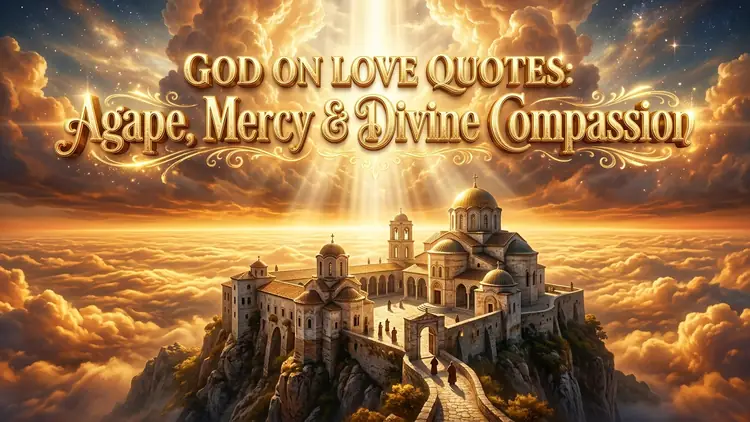 55 Sacred God on Love Quotes: Theological Reflections on Agape, Mercy & Divine Compassion