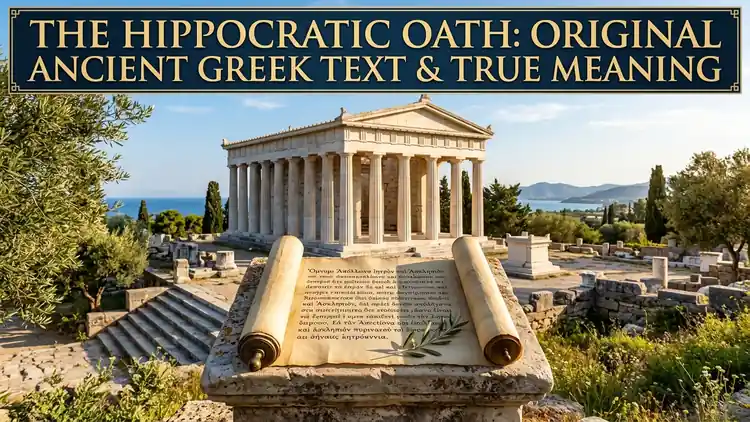 The Hippocratic Oath: Original Ancient Greek Text & True Meaning