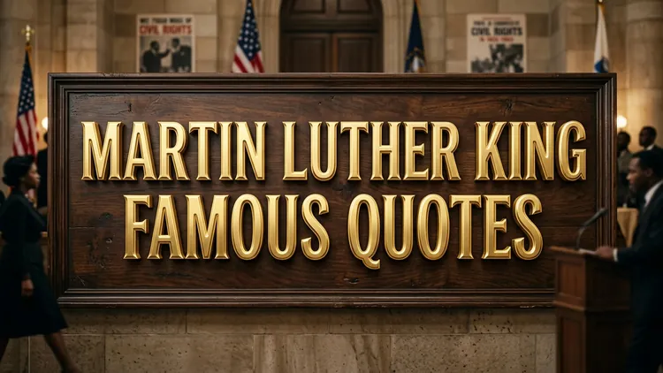 65 Martin Luther King Famous Quotes: Timeless Words of Courage & Equality