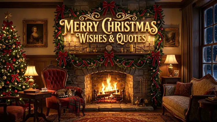 60 Merry Christmas Wishes Christmas Quotes: Victorian Hearth Greetings & Festive Benedictions