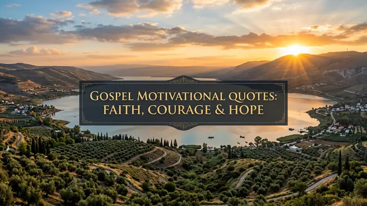 68 Uplifting Motivational Quotes Gospel: Living Faith, Grace & Renewal