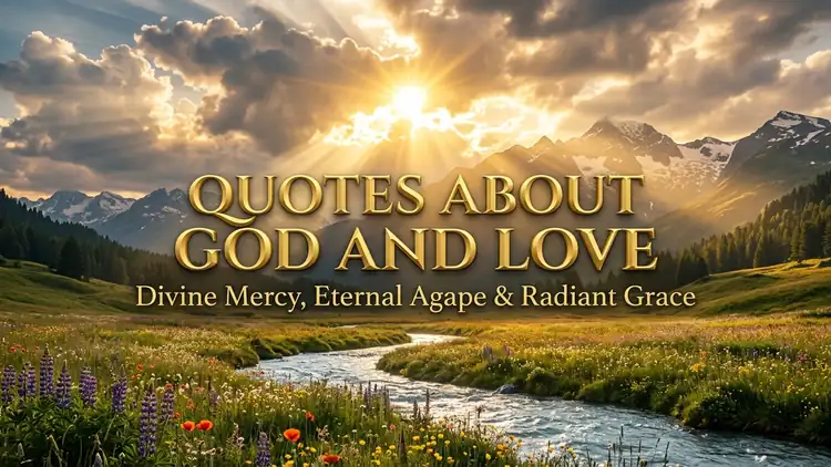 65 Sacred Quotes About God and Love: Divine Mercy, Eternal Agape & Radiant Grace