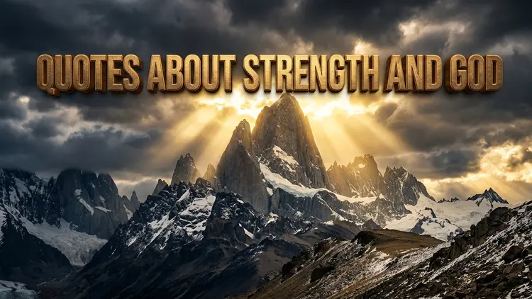 65 Powerful Quotes About Strength and God: Divine Refuge, Fortitude & Grace