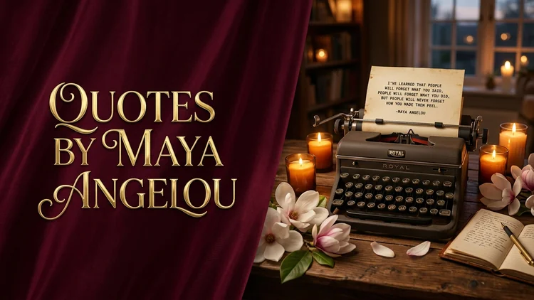 80 Timeless Quotes by Maya Angelou: Literary Wisdom, Inner Strength & Unbroken Spirit
