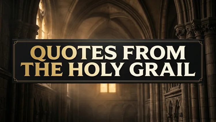 55 Legendary Quotes from the Holy Grail: Arthurian Chivalry, Myth & Satire