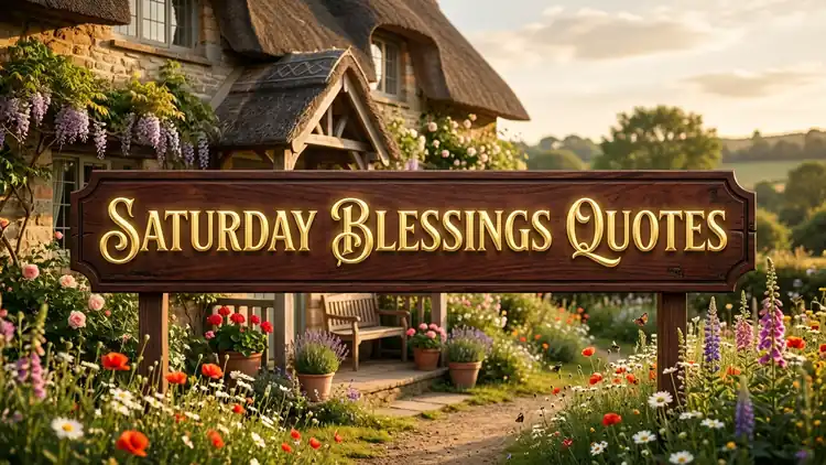 65 Saturday Blessings Quotes: Sabbath Rest, Family Warmth & Abundant Joy