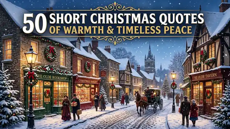 50 Short Christmas Quotes & Historical Holiday Sayings of Warmth and Peace