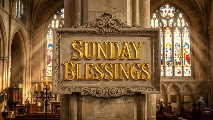 65 Sunday Blessings Images and Quotes: Sabbath Peace, Reflection & Grace