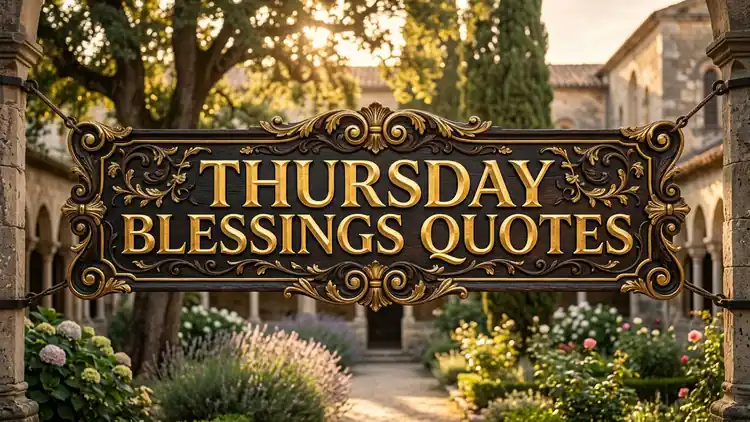 65 Thursday Blessings Quotes: Gratitude, Sacred Abundance & Calm Strength