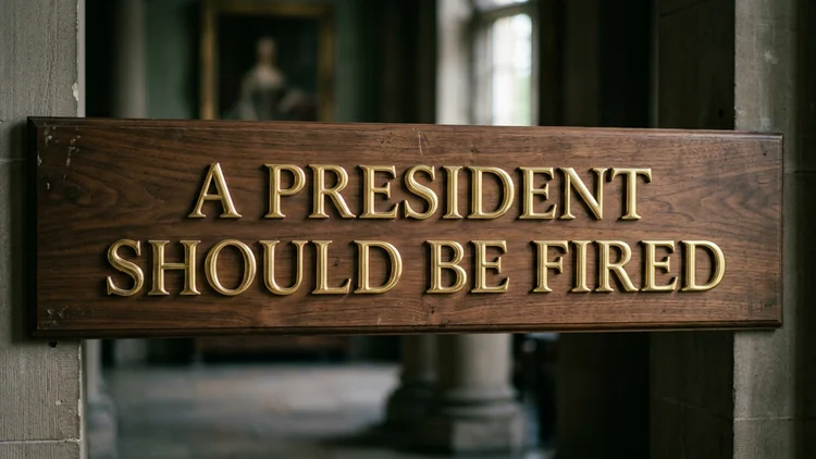 Trump 'A President Should Be Fired' Quote: Context, History & Accountability